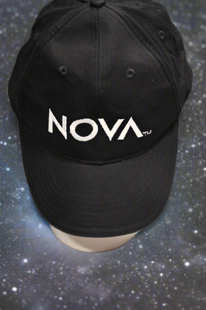 Exclusive NOVA Embroidered Cap - Black