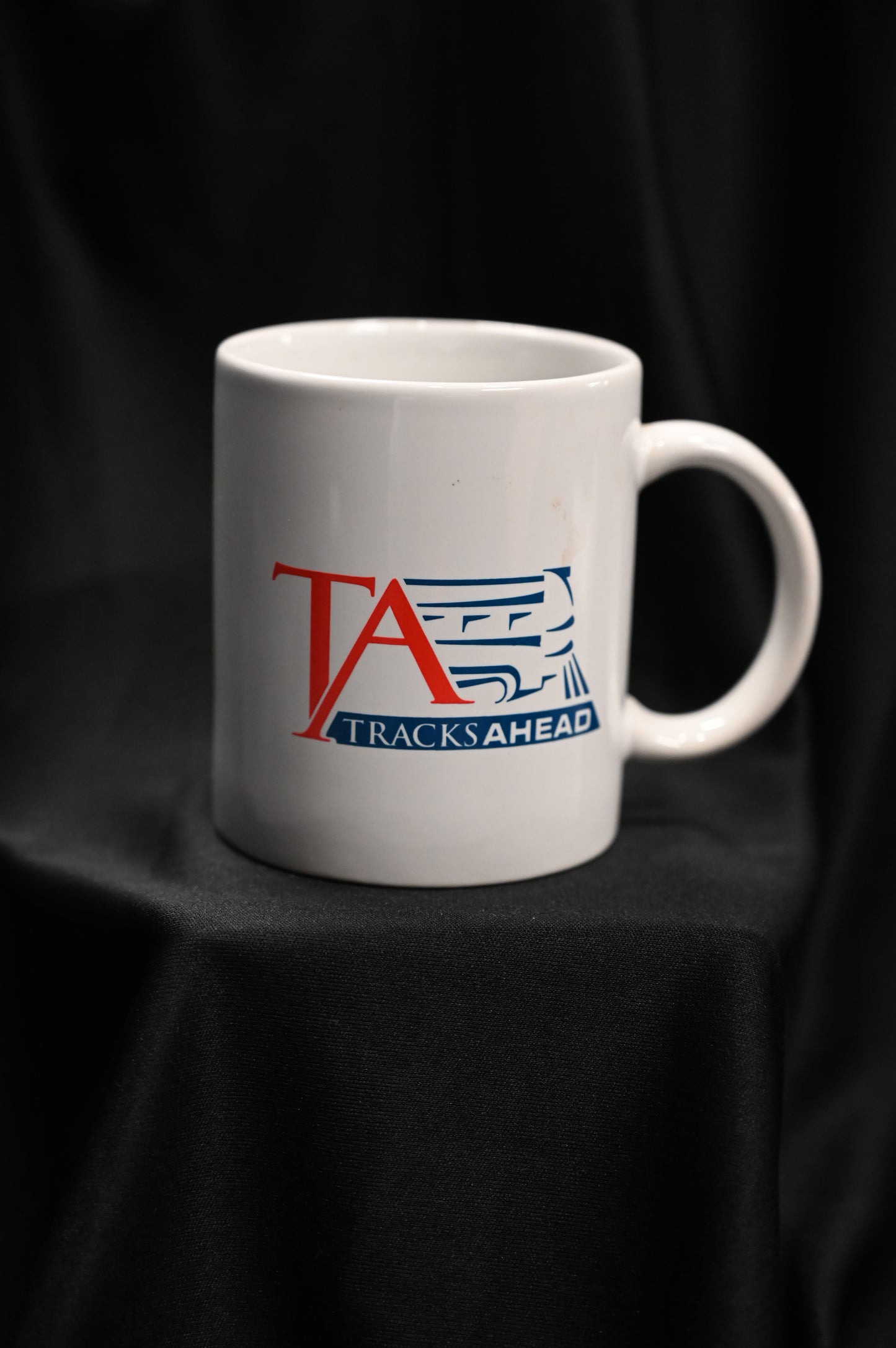 Tracks Ahead Logo Mug - PRICE INCLUDES SHIPPING