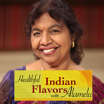 Healthful Indian Flavors with Alamelu  - Cookbook and DVD Box Set